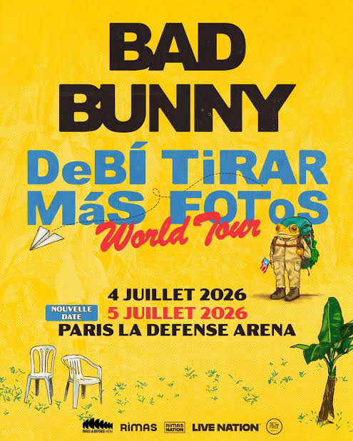 Bad Bunny - 4 Juillet 2026 - Paris La Defense Arena