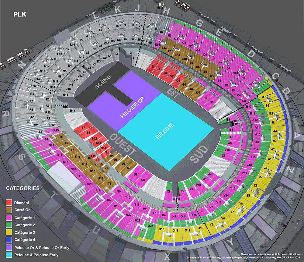 PLK - 4 Septembre 2026 - Paris Stade De France St Denis