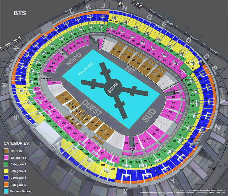 BTS - 17 Juillet 2026 - Paris Stade De France St Denis